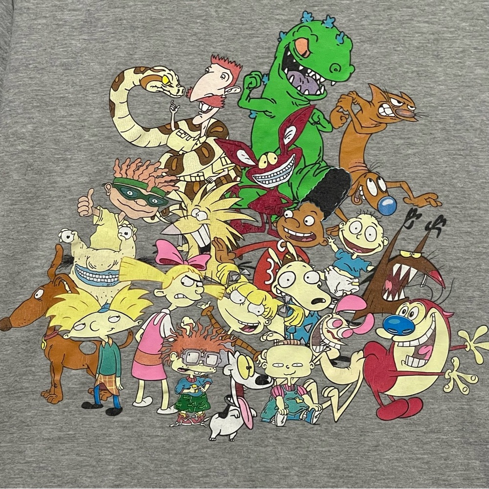 Nickelodeon Rugrats, Wild Thornberrys, CatDog, Hey Arnold, Ren & Stimpy T-Shirt